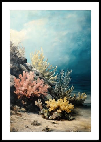 Poster Mystical Coral Bloom