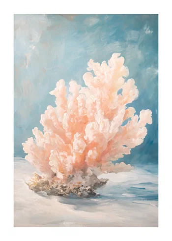 Poster Whispering Pink Coral