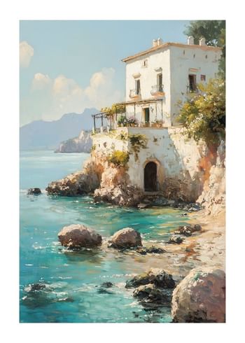 Poster Villa By The Sea