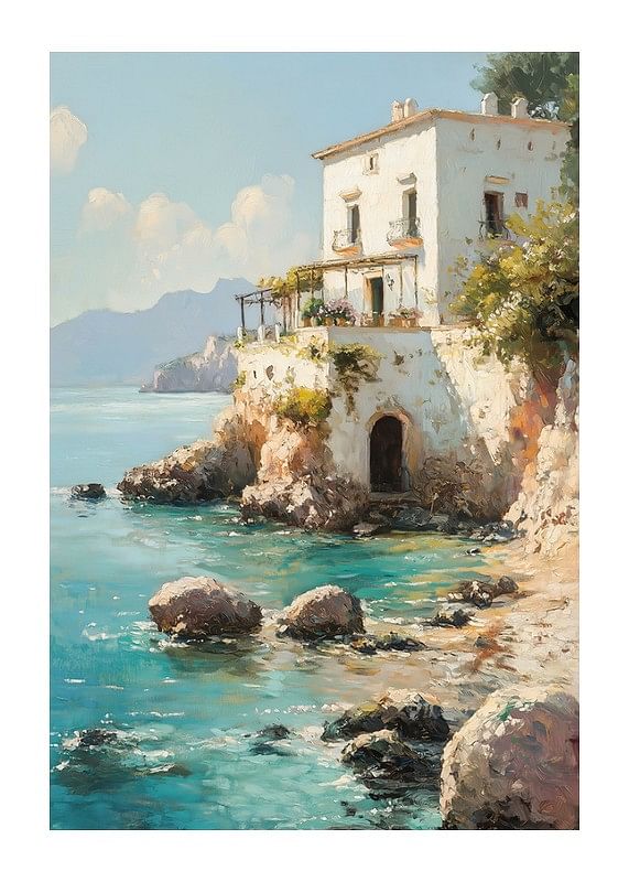 Poster Villa By The Sea
