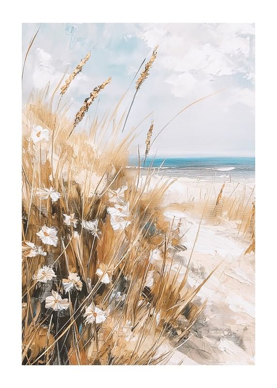 Poster Coastal Wildflowers