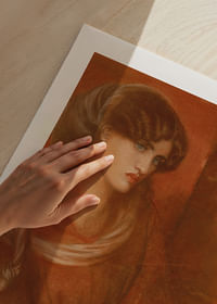 Mariana door Dante Gabriel Rossetti-5