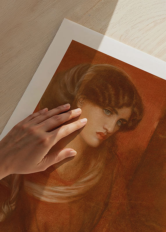 Mariana door Dante Gabriel Rossetti-12