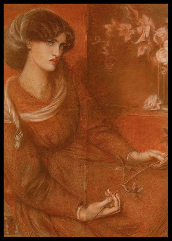 Mariana door Dante Gabriel Rossetti-12