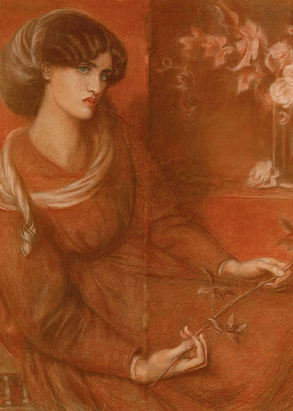 Mariana door Dante Gabriel Rossetti-12