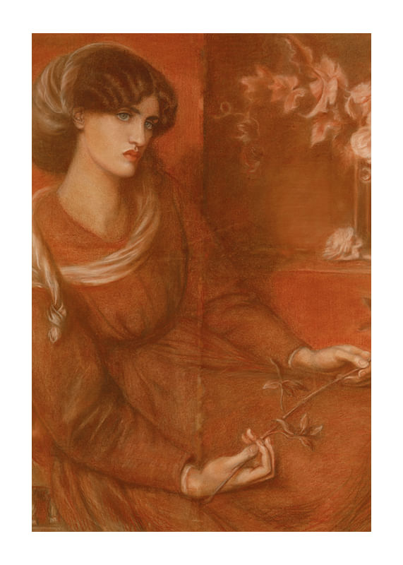 Plagát Mariana By Dante Gabriel Rossetti