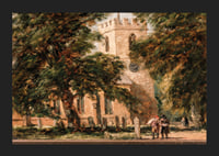 Harborne Church, Near Birmingham By David Cox-7