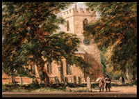 Harborne Church, Near Birmingham By David Cox-8