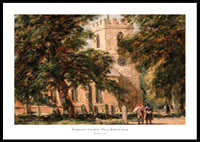 Harborne Church, Near Birmingham By David Cox-0