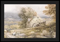 Overshot Mill, North Wales By David Cox-6