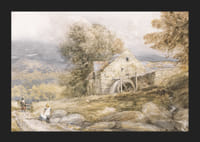 Overshot Mill, Severný Wales David Cox-7