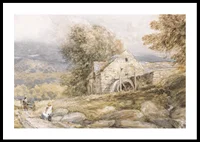 Overshot Mill, North Wales By David Cox-2