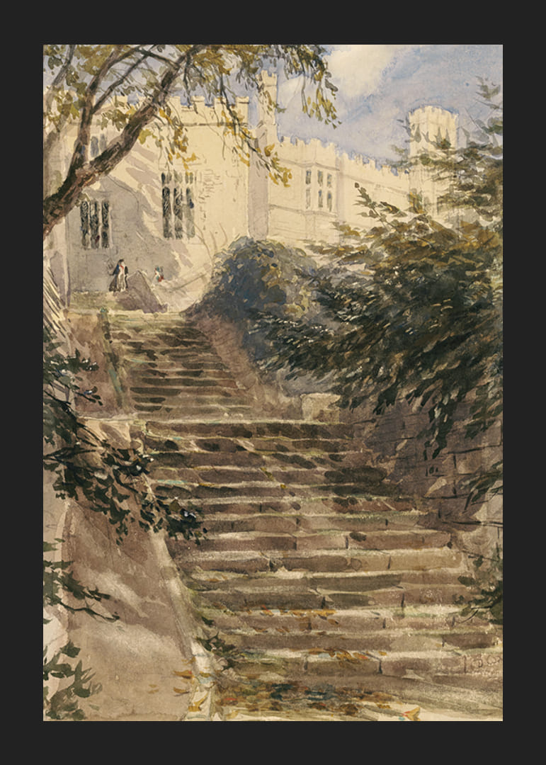 Haddon Hall von David Cox-12