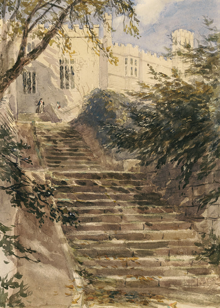 Haddon Hall By David Cox-12