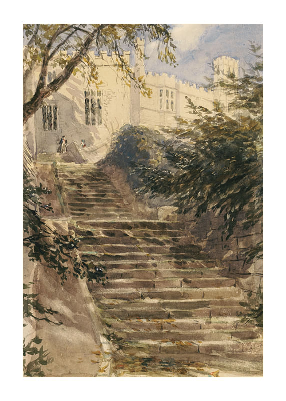 Plagát Haddon Hall By David Cox