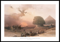 Approach Of The Simoom. Desert Of Gizeh By David Roberts-0