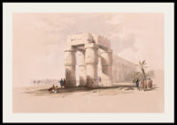 At Luxor, Thebes. Upper Egypt By David Roberts-4