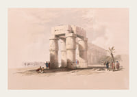 At Luxor, Thebes. Upper Egypt By David Roberts-5