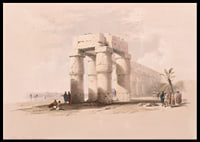 At Luxor, Thebes. Upper Egypt By David Roberts-8