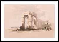 Luxorban, Thébában. Felső-Egyiptom – David Roberts-0