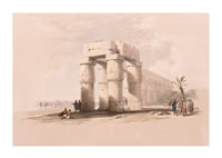 At Luxor, Thebes. Upper Egypt By David Roberts-3