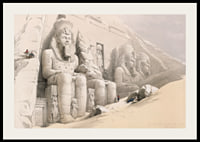 The Great Temple Of Aboo Simble. Nubia By David Roberts-4