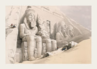 The Great Temple Of Aboo Simble. Nubia By David Roberts-5