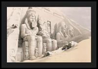 The Great Temple Of Aboo Simble. Nubia By David Roberts-6