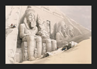 The Great Temple Of Aboo Simble. Nubia By David Roberts-7