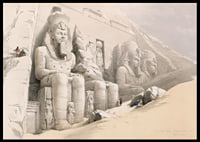 The Great Temple Of Aboo Simble. Nubia By David Roberts-8