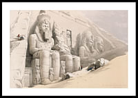 De Grote Tempel van Aboo Simble. Nubië door David Roberts-0