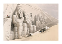 The Great Temple Of Aboo Simble. Nubia By David Roberts-3