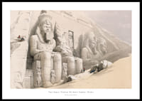 The Great Temple Of Aboo Simble. Nubia By David Roberts-0