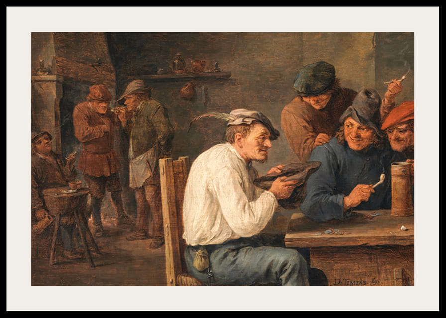 Hustle cap av David Teniers The Younger-12