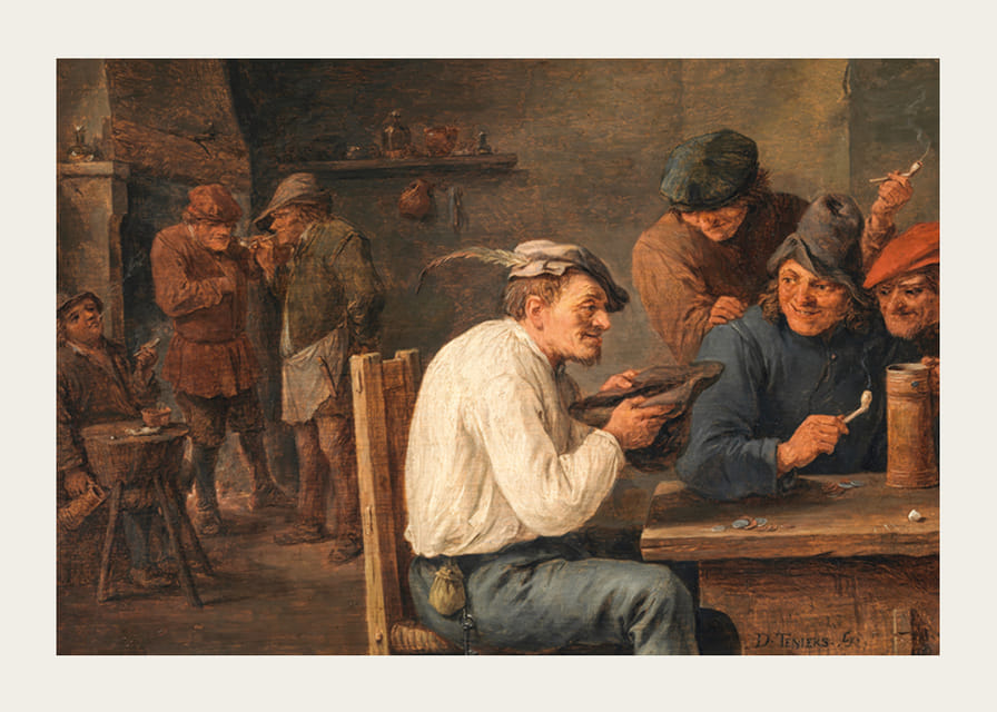 Hustle cap av David Teniers The Younger-12