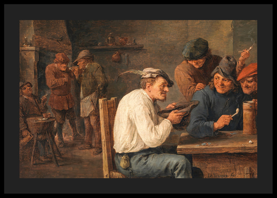 Hustle cap av David Teniers The Younger-12