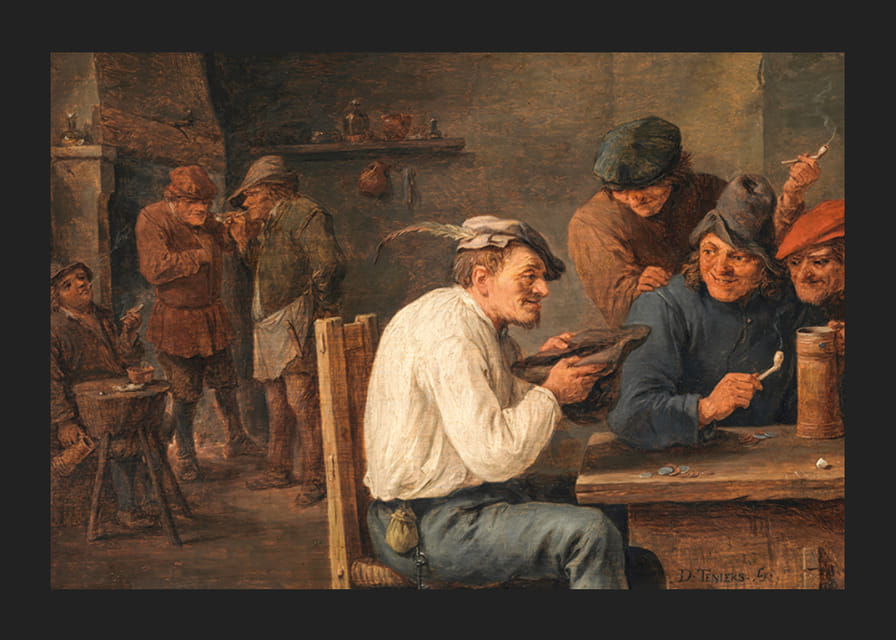 Hustle cap av David Teniers The Younger-12