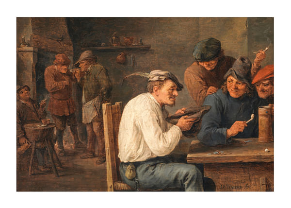 Plagát Hustle cap By David Teniers The Younger