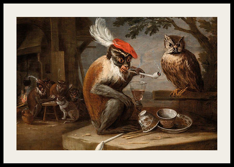 Singerie By David Teniers The Younger-12