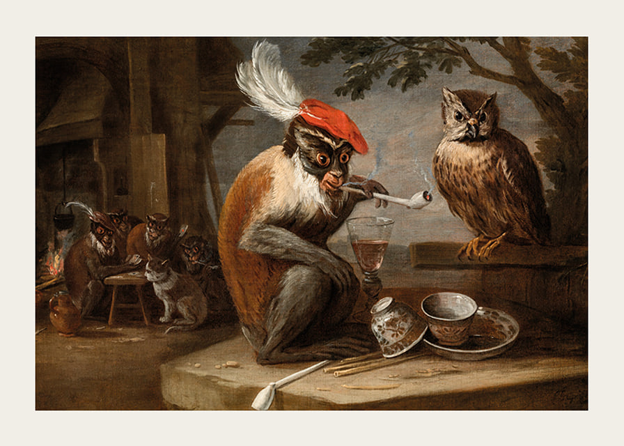 Singerie By David Teniers The Younger-12