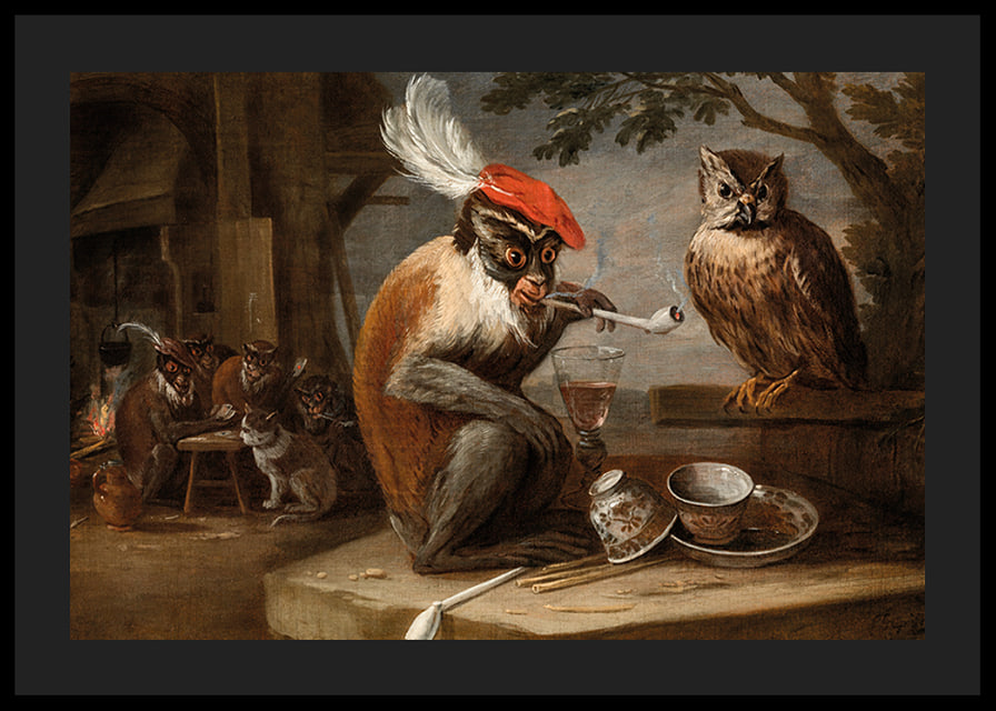 Singerie By David Teniers The Younger-12