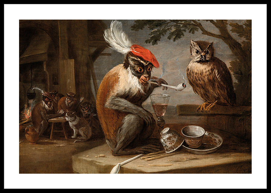 Singerie By David Teniers The Younger-12