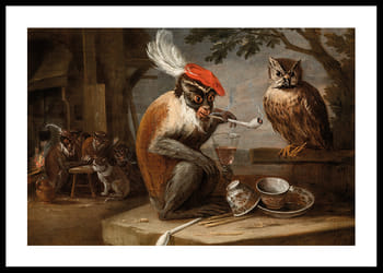 Juliste Singerie By David Teniers The Younger