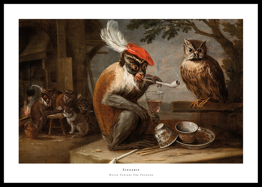 Singerie By David Teniers The Younger-12