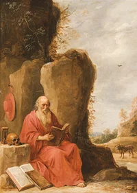 St Jerome In The Desert By David Teniers The Younger-9
