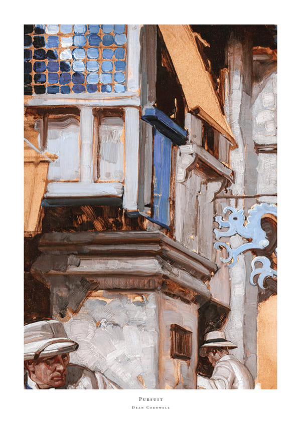 Plakatas Pursuit By Dean Cornwell