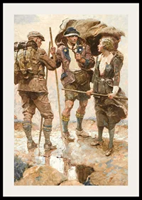 The Bridge By Dean Cornwell-4