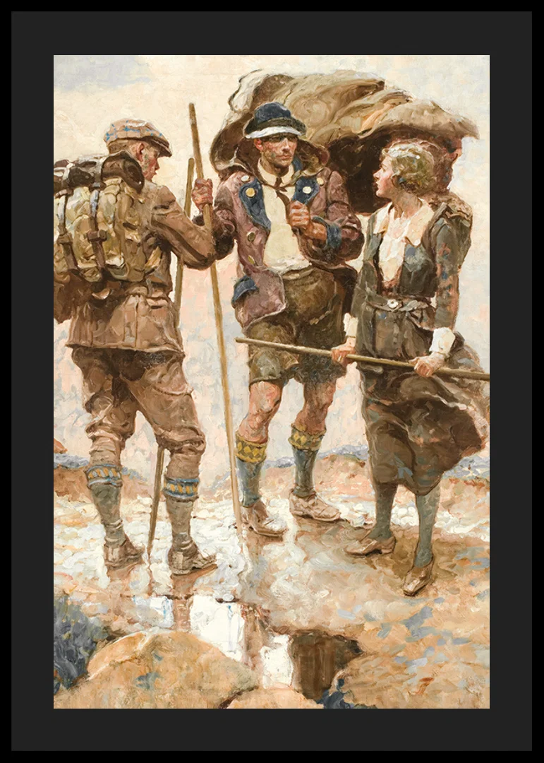The Bridge By Dean Cornwell-12