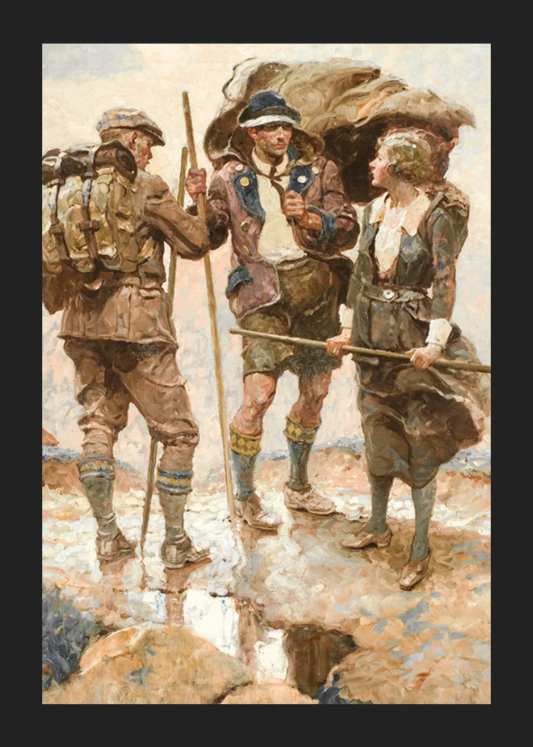 The Bridge By Dean Cornwell-12