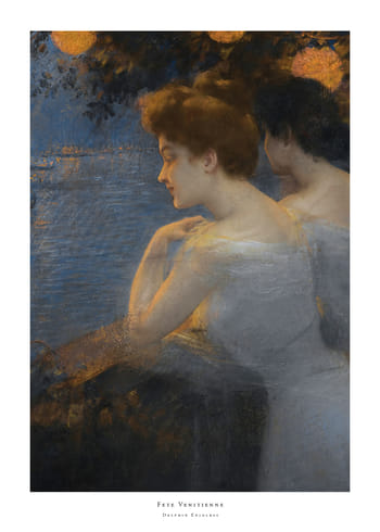 Poster Fete Venitienne By Delphin Enjolras